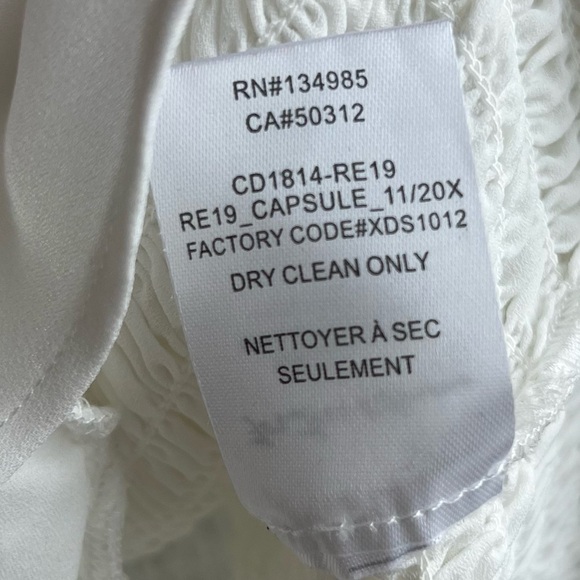 FOR LOVE & LEMONS | NWT Bora Bora Ruffled Mini Dress | White Eyelet Sweetheart S - Picture 9 of 13